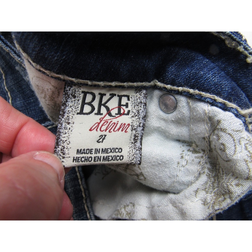 BKE Denim Jeans Sabrina Cuffed Capri Women's Size 27 - Picture 5 of 7
